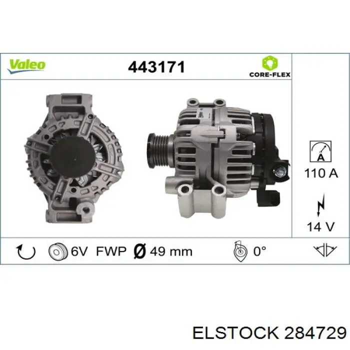 Generador BMW 0124325087