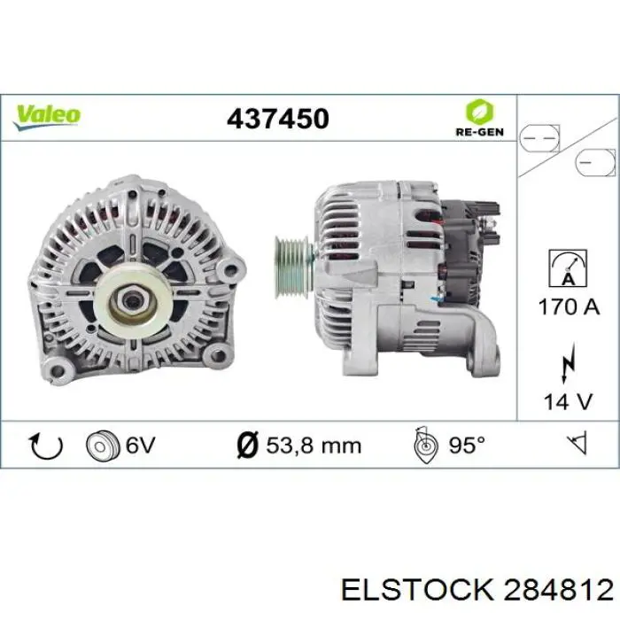 Alternador 7802929 BMW