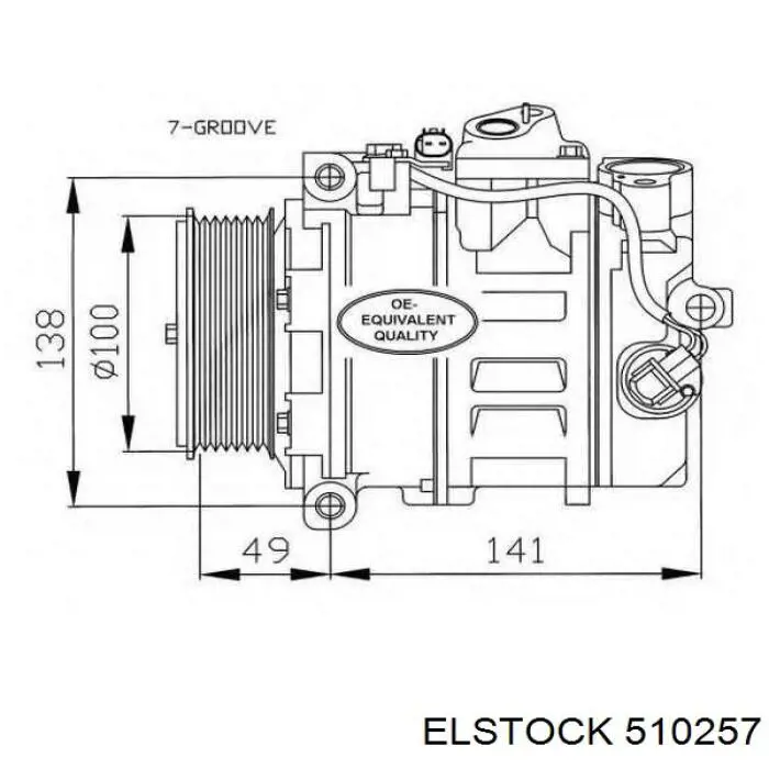 Compresor de ac ACR 134276