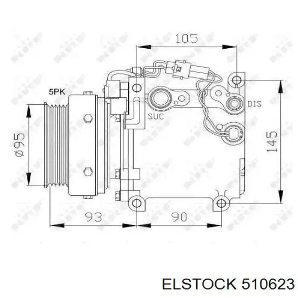 Compresor de ac Lucas ACP722