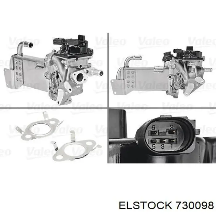 709720030 VAG Enfriador de recirculación de gases de escape EGR