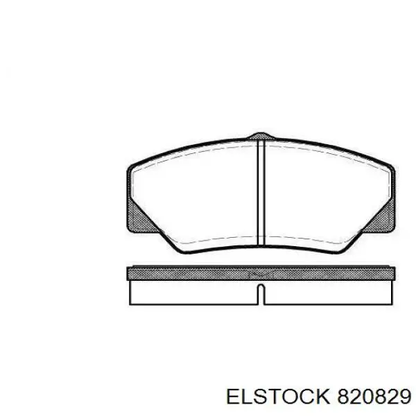 82-0829 Elstock pinza de freno delantera izquierda