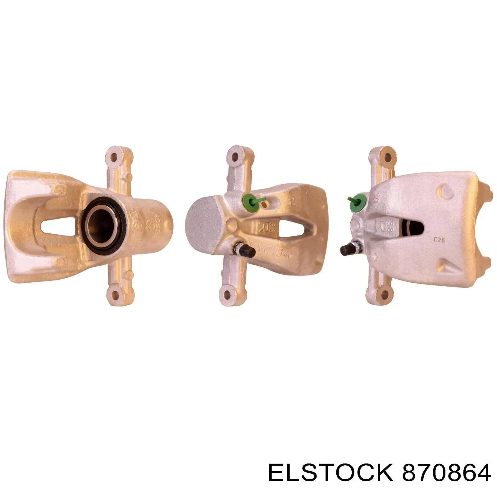 87-0864 Elstock pinza de freno trasero derecho