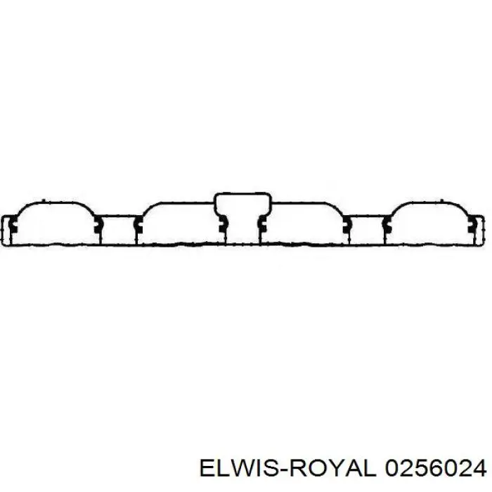 0256024 Elwis Royal junta, colector de admisión