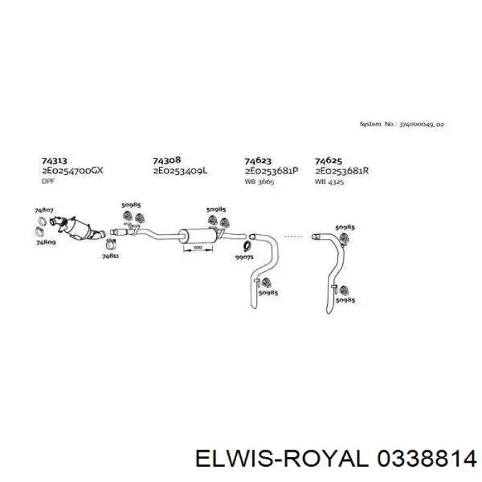 Comprar Junta colector escape Mitsubishi Pajero I L04G, L14G