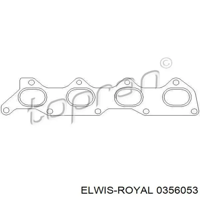 0356053 Elwis Royal junta de colector de escape