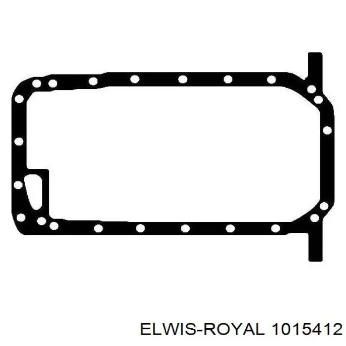 1015412 Elwis Royal junta, cárter de aceite, superior