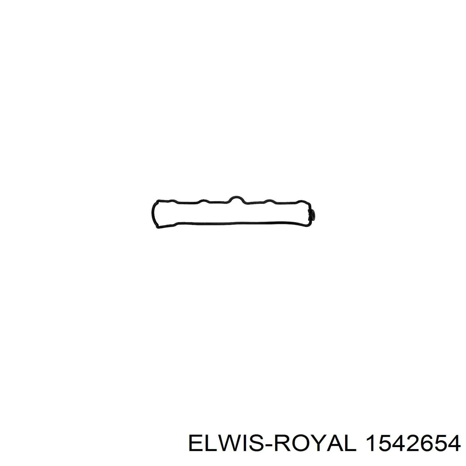 1542654 Elwis Royal junta, tapa de culata de cilindro izquierda