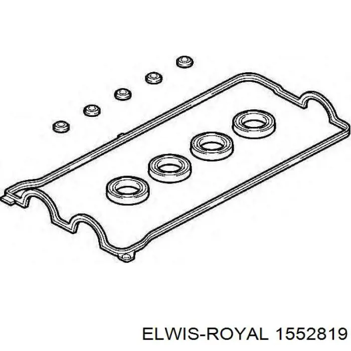 1552819 Elwis Royal junta de la tapa de válvulas del motor
