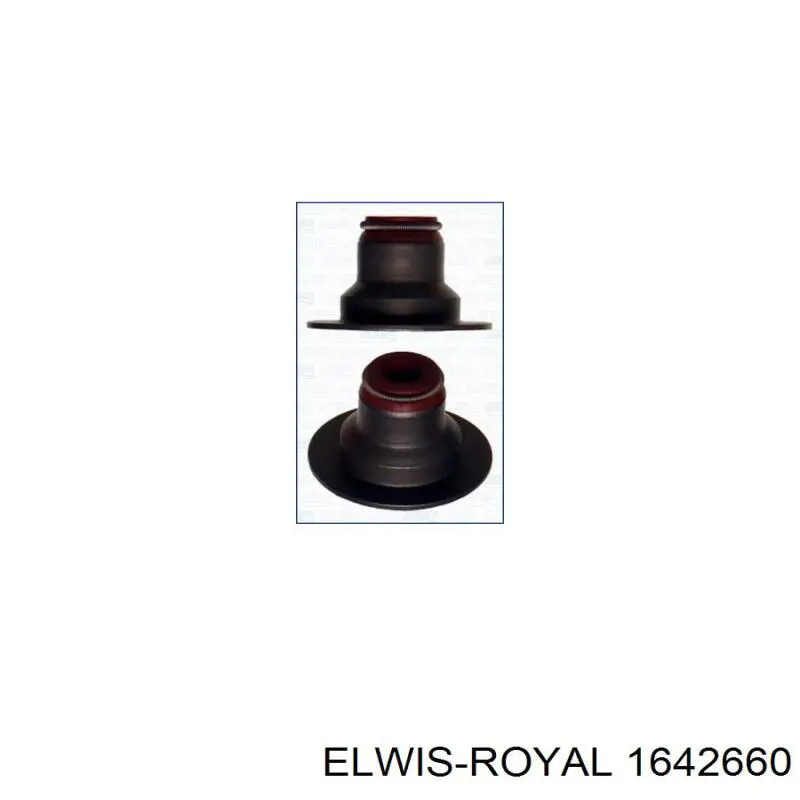 1642660 Elwis Royal sello de aceite de valvula (rascador de aceite Entrada/Salida)