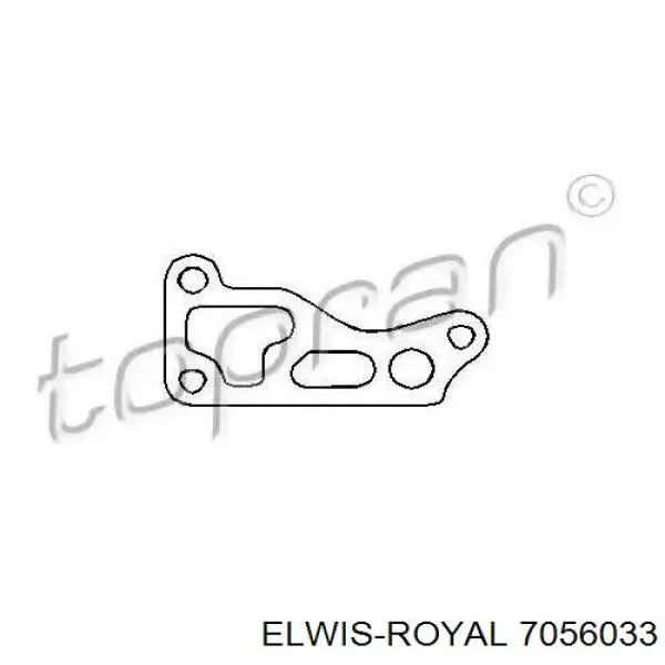7056033 Elwis Royal junta, adaptador de filtro de aceite