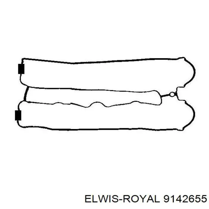 9142655 Elwis Royal juego de juntas, tapa de culata de cilindro, anillo de junta