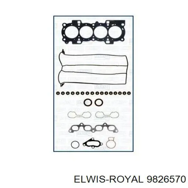 9826570 Elwis Royal juego de juntas de motor, completo, superior