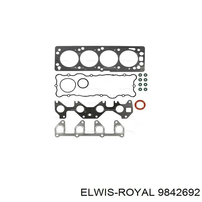 9842692 Elwis Royal juego de juntas de motor, completo, superior