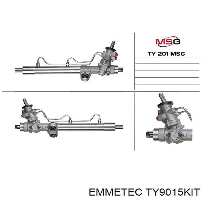 TY9015KIT Emmetec juego de juntas, mecanismo de dirección