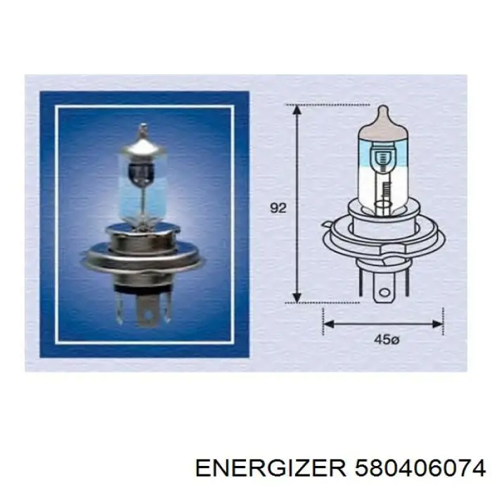 Batería de Arranque Energizer (580406074)
