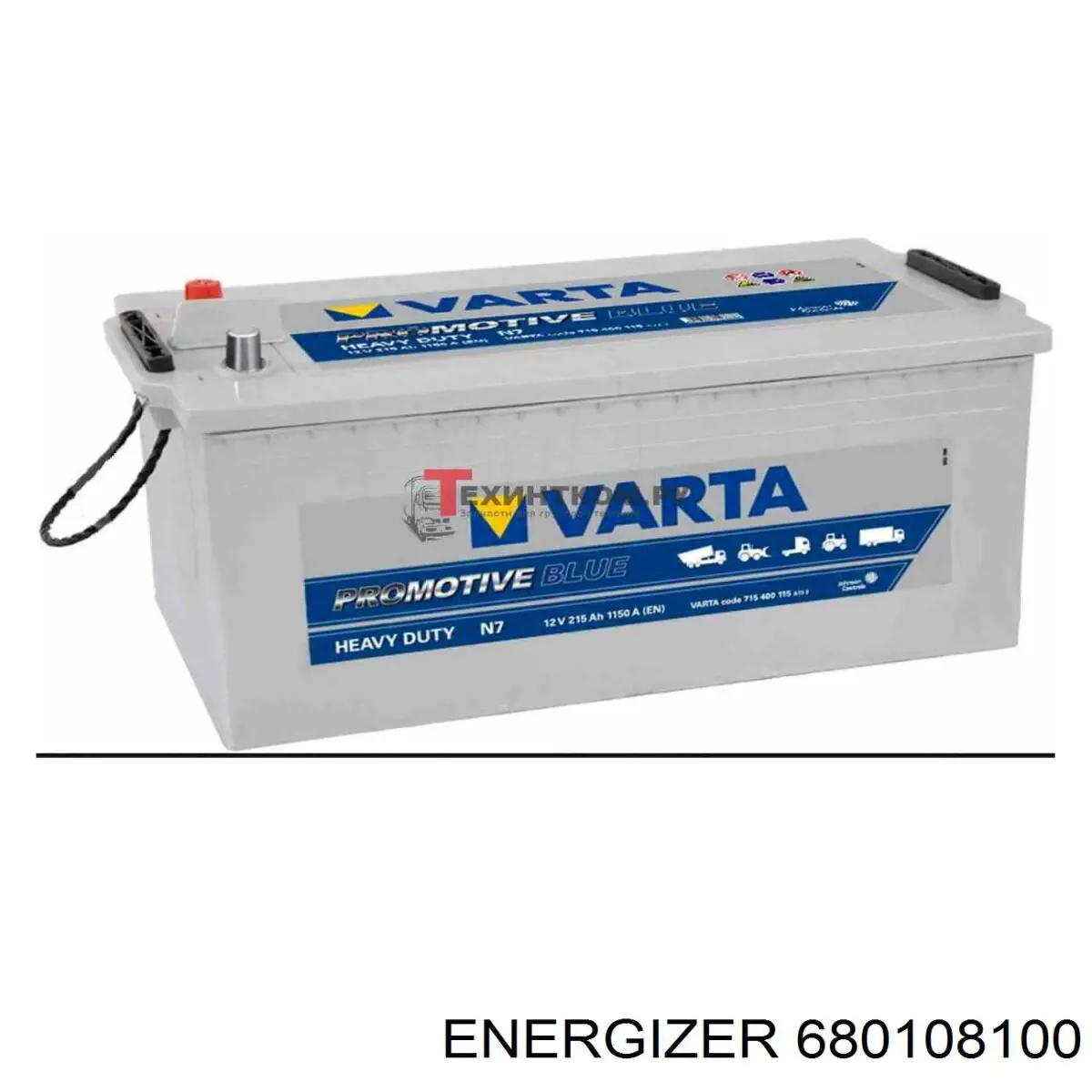 680108100 Energizer Batería Start-Stop