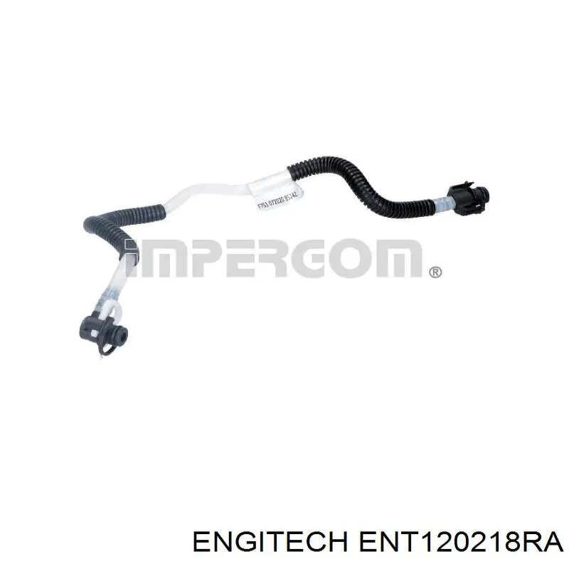 ENT120218RA Engitech tubería de combustible desde la bomba de cebado de combustible hasta la válvula de corte de combustible