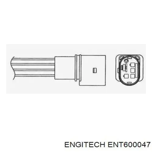 ENT600047 Engitech Sensor de oxígeno previo al catalizador