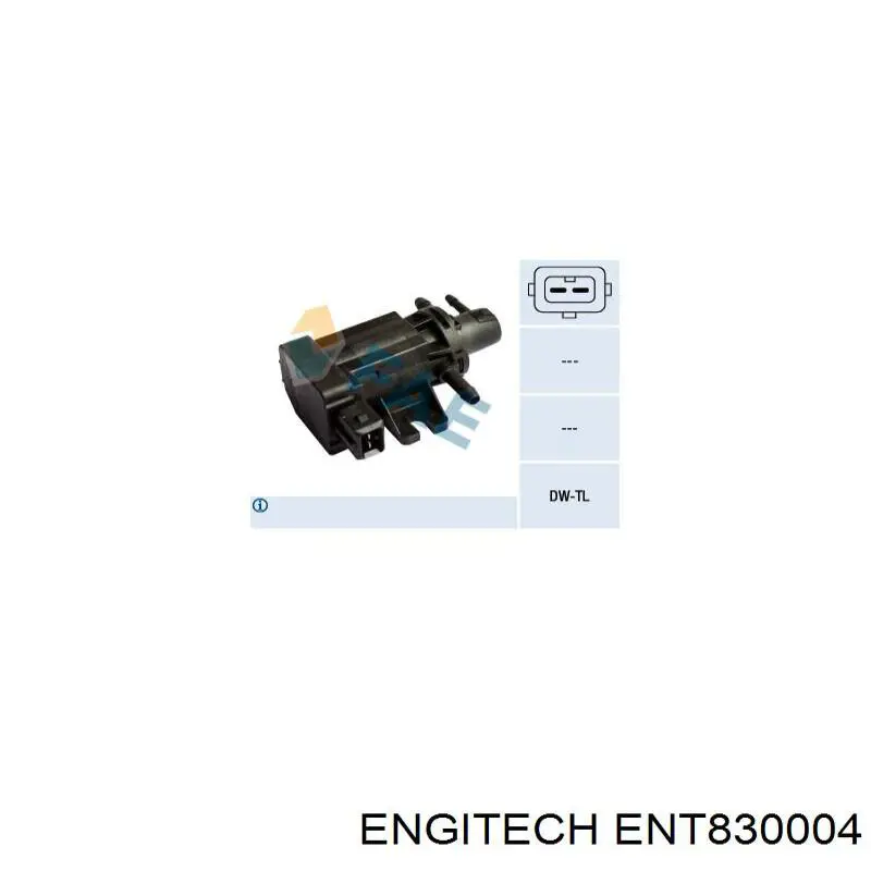 Válvula de solenoide de control de mariposa EGR ENT830004 Engitech
