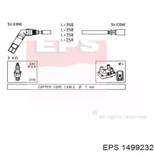 A266150101864 Mercedes Cables de alta tensión, juego