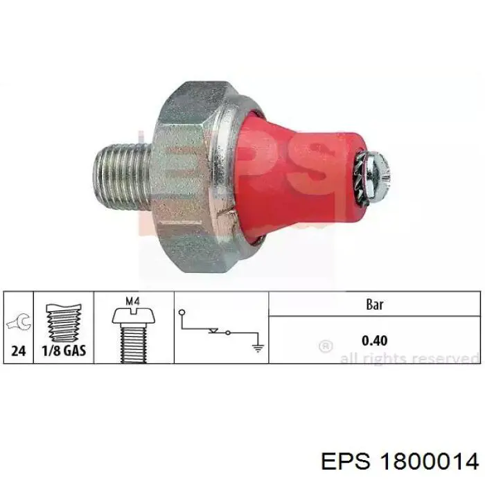 Comprar 1800014 EPS Sensor de presión de aceite