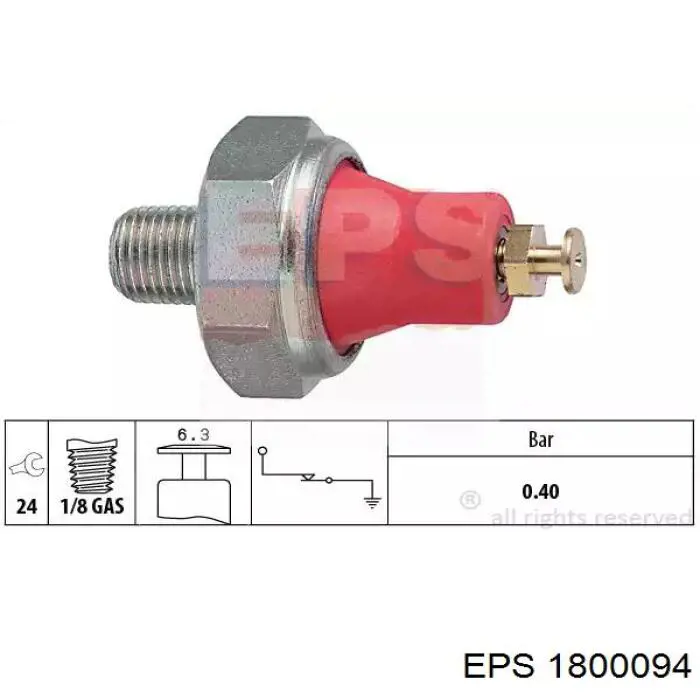 Sensor de presión de aceite 9475035010 Hyundai/Kia