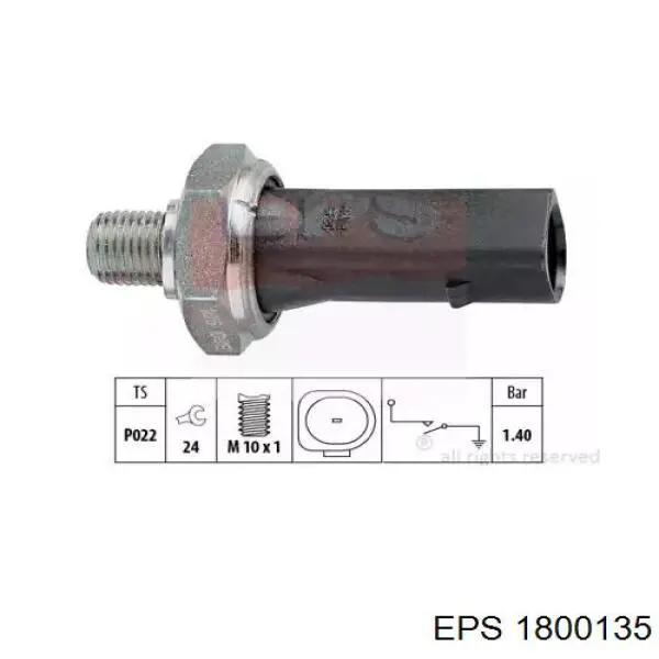 Comprar 1800135 EPS Sensor de presión de aceite