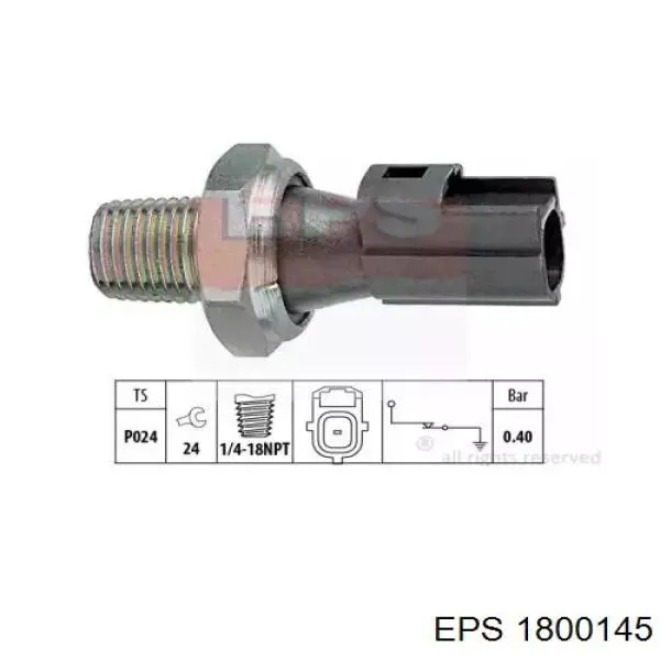 1800145 EPS sensor de presión de aceite