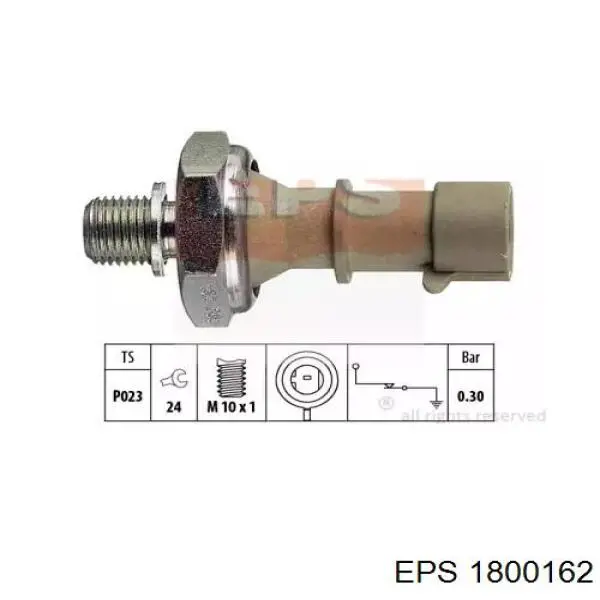 1800162 EPS sensor de presión de aceite