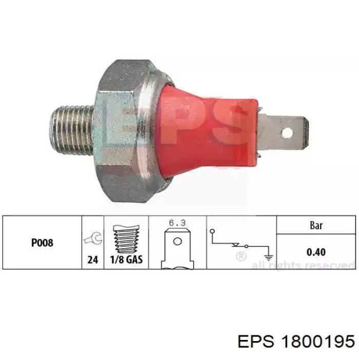 Indicador, presión del aceite KIA Soul 1 AM