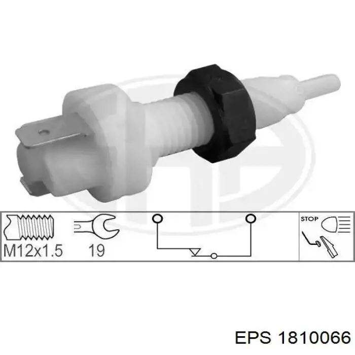 7619027 Fiat/Alfa/Lancia Interruptor luces de freno
