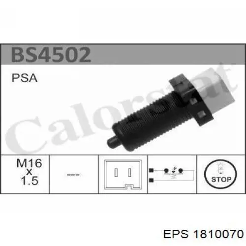 1810070 EPS sensor de marcha atrás
