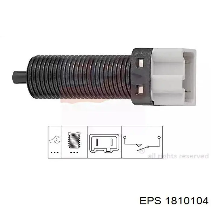 Comprar 1810104 EPS Interruptor de luz de freno