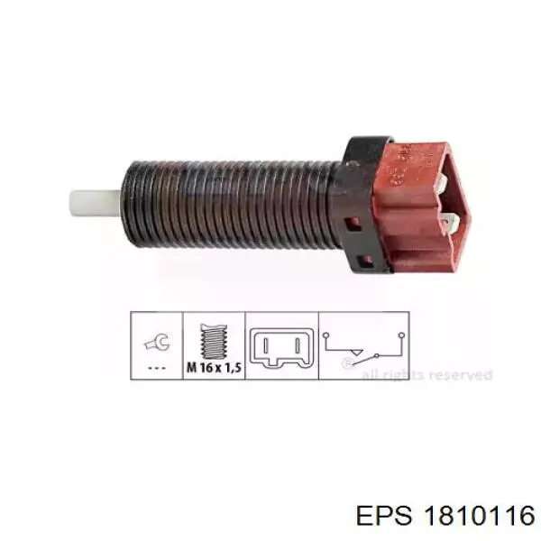 1810116 EPS interruptor luz de freno