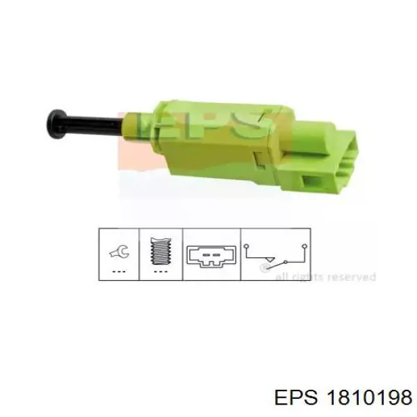 6DD 010 966-631 HELLA interruptor luz de freno