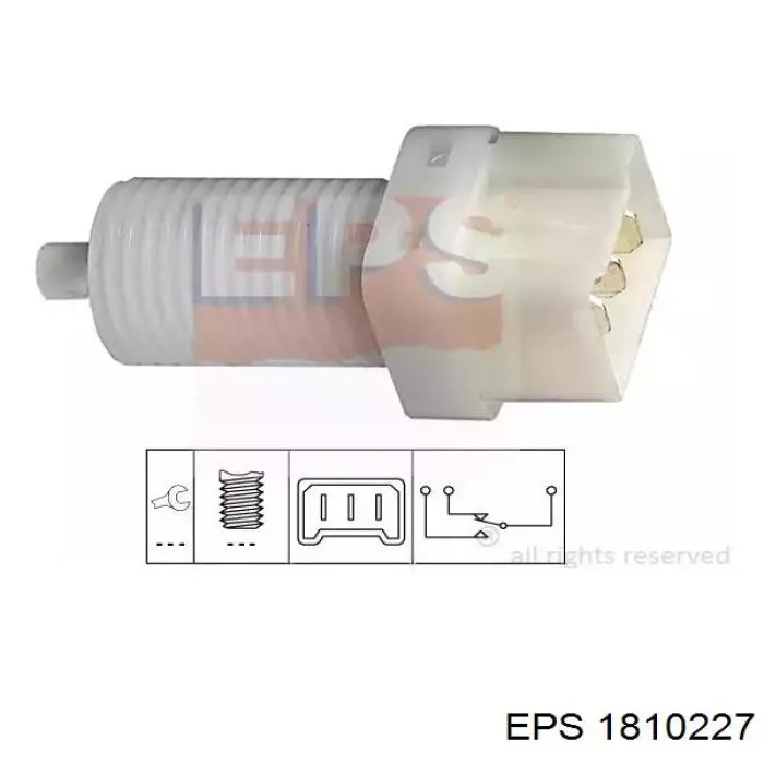 Interruptor de luz de freno 2532000Q0C Renault (RVI)