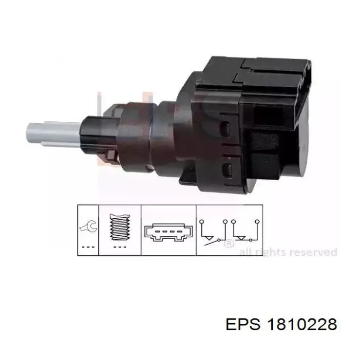 Comprar 1810228 EPS Interruptor de luz de freno