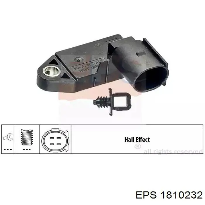 Interruptor de luz de freno EPS 1810232 precio, desde 20,81 EUR