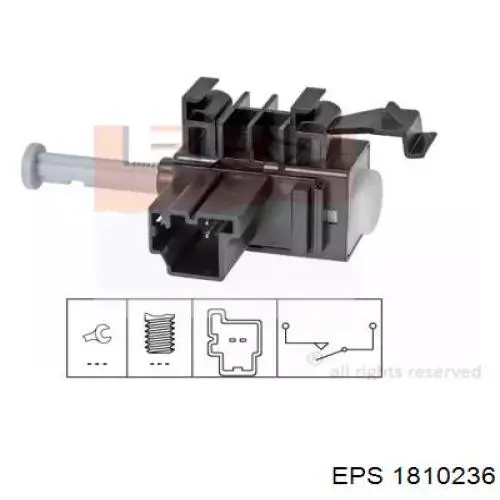 1.810.236 EPS interruptor de embrague