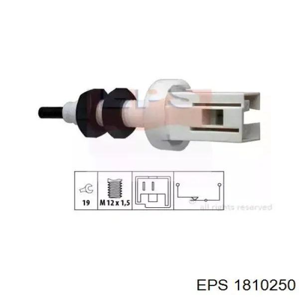 1.810.250 EPS interruptor luz de freno