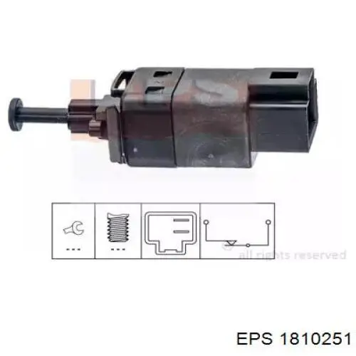 Interruptor luz de freno Chevrolet Evanda (V200)