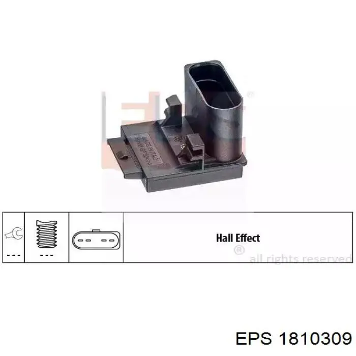 Sensor de posición del pedal de embrague EPS 1810309 precio, desde 29,55 EUR