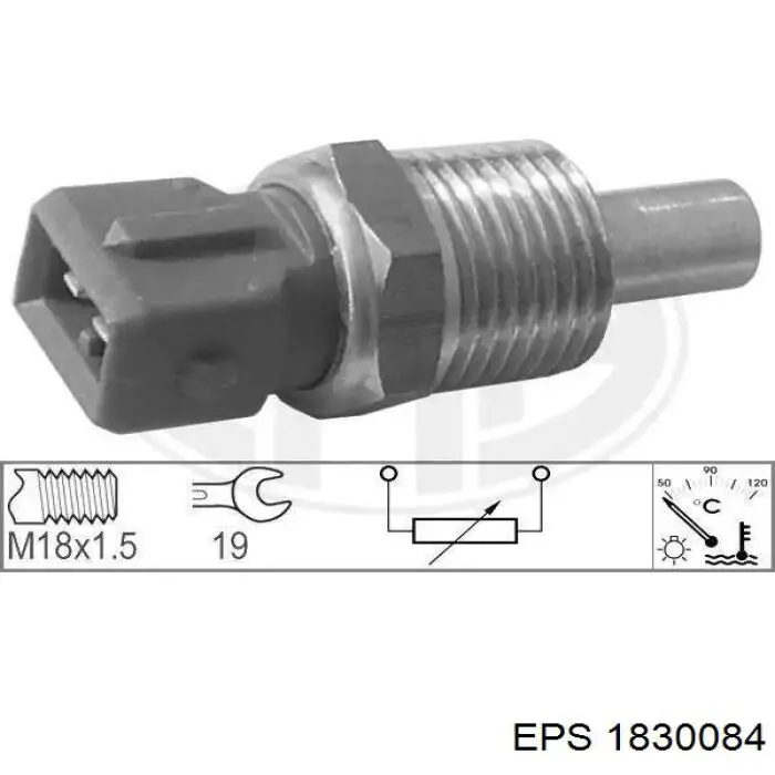 7548005 Fiat/Alfa/Lancia Sensor temperatura refrigerante