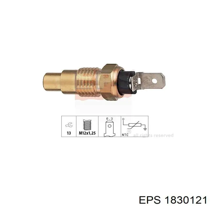 1830121 EPS sensor de temperatura del refrigerante
