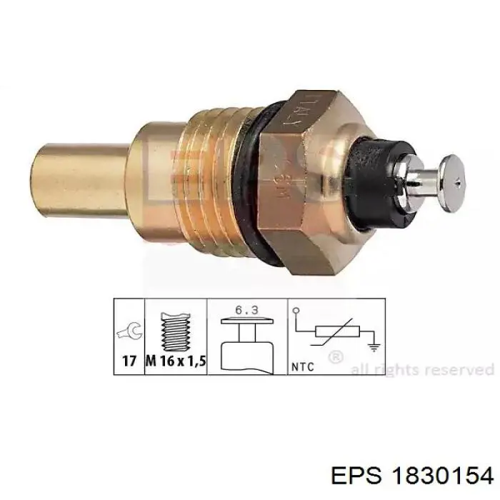 Comprar 1148200010 Meyle Sensor de temperatura de aceite del motor