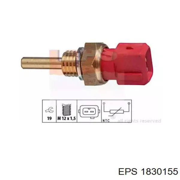 Sensor de temperatura 1962383 Ford