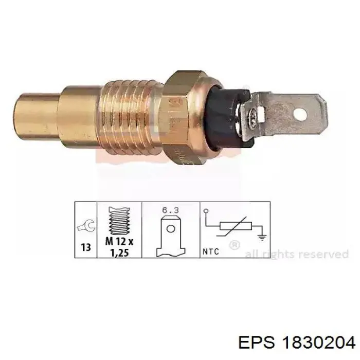 Sensor de temperatura del motor Peugeot/Citroen 133847