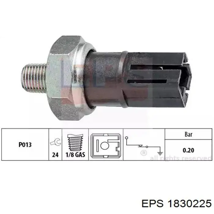 1830225 EPS Sensor temperatura refrigerante