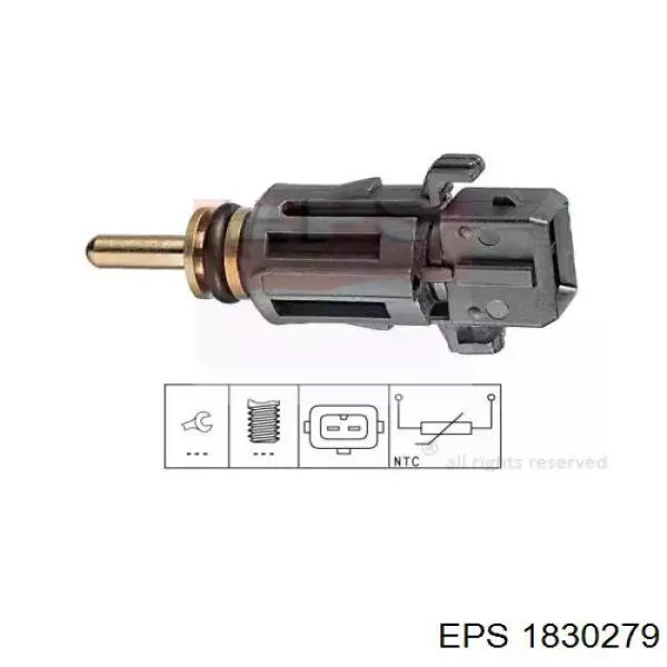Sensor de temperatura del refrigerante EPS 1830279 precio, desde 9,64 EUR